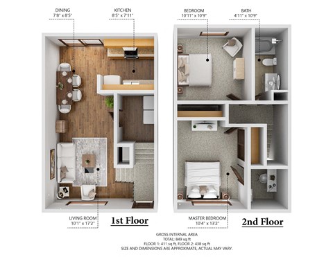 1045 Meadow Ln, Apt 5 1-3 Beds Apartment, Townhouse for Rent - Photo Gallery 11